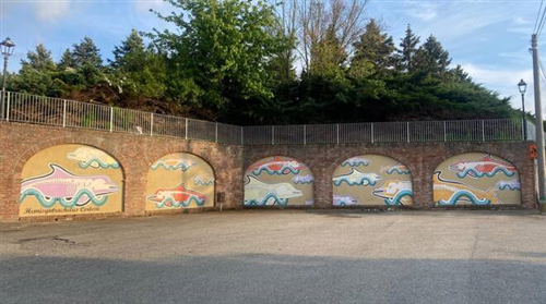 Murale "Il delfino di Camerano"